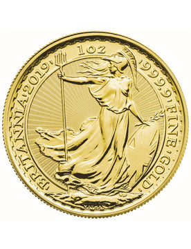 2019 1 oz British Gold Britannia Coin
