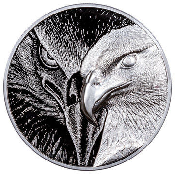 10 oz Majestic Eagle Incuse Ultra High Relief Silver Round