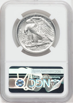 2020-W Palladium Burnished High Relief NGC MS70 Ron Harrigal Signed