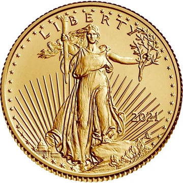 2021 1/10 oz American Gold Eagle Coin BU Type 2