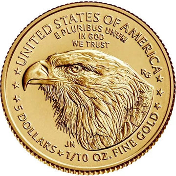2021 1/10 oz American Gold Eagle Coin BU Type 2