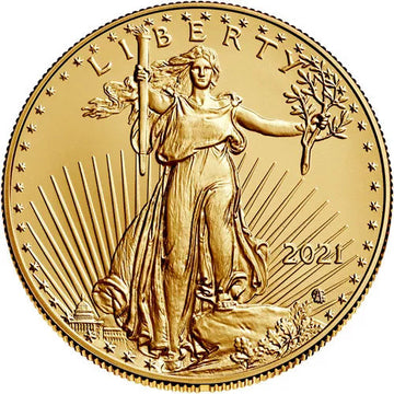2021 Tube One Ounce American Eagles BU Type 2 (20 Coins)
