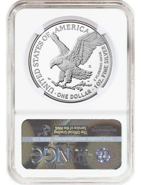 2021-S Silver Eagle T-2 NGC PF69 Ultra Cameo 35th Anniversary Label