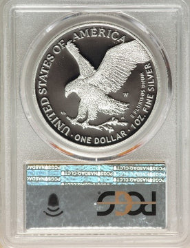 1986-2021 T1 and T2 37-pc American Silver Eagle Set PCGS PR70DCAM Date Run