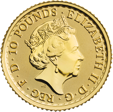 2021 1/10 OZ GREAT BRITAIN GOLD BRITANNIA