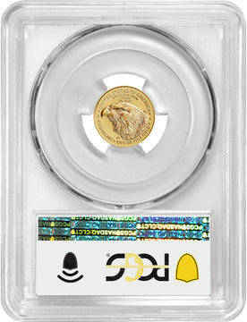 2022 $5 Tenth Ounce Gold Eagle First Day of Issue PCGS MS70