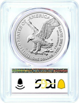 2022-W Burnished Silver Eagle First Day of Issue PCGS SP70