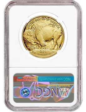 2022-W $50 Gold Buffalo First Day of Issue NGC PF70UCAM