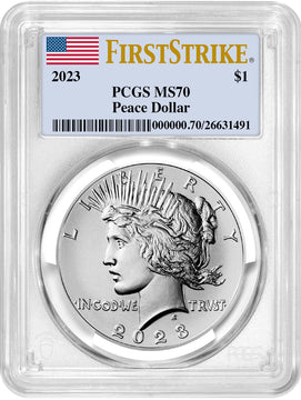 2023 Peace Silver Dollar First Strike PCGS MS70
