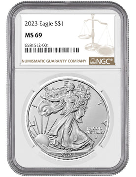 2023 American Silver Eagle NGC MS69