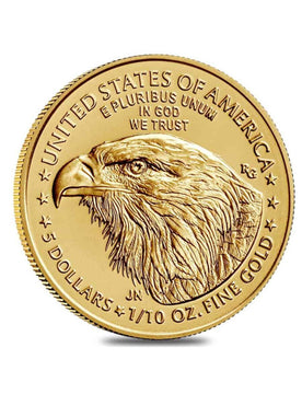 1/10 oz American Gold Eagle Coin BU Random Date XX