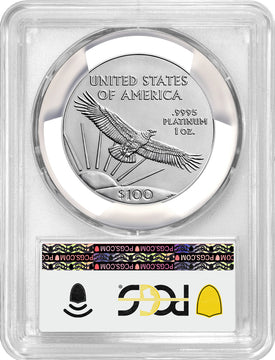 2023 $100 One-Ounce Platinum Liberty Eagle FDI PCGS MS70