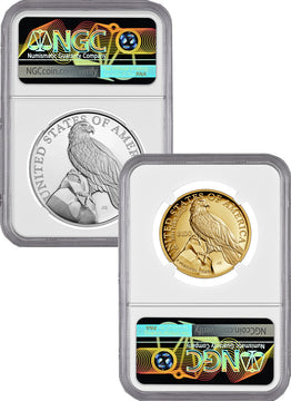 2023 American Liberty Series High Relief Two Coin Set NGC PF70 Harrigal Signed