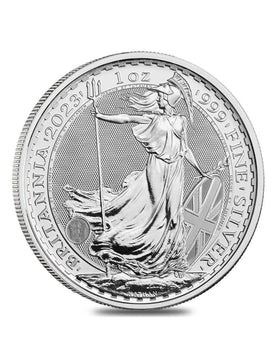 2023 British 1 Oz Silver Britannia Coin BU