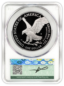 2024-S Silver Eagle Advanced Delivery Founders CAC PR70DCAM