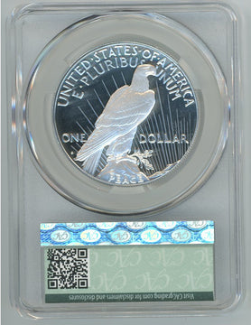 2024 Peace Silver Dollar Advanced Delivery CAC PR70DCAM