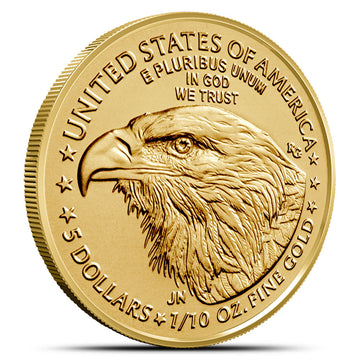 2024 1/10 oz American Gold Eagle Coin BU