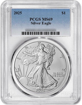2025 American Silver Eagle PCGS MS69