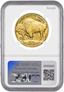 2025-W $50 Proof Gold Buffalo FDI Buffalo Label NGC PF70