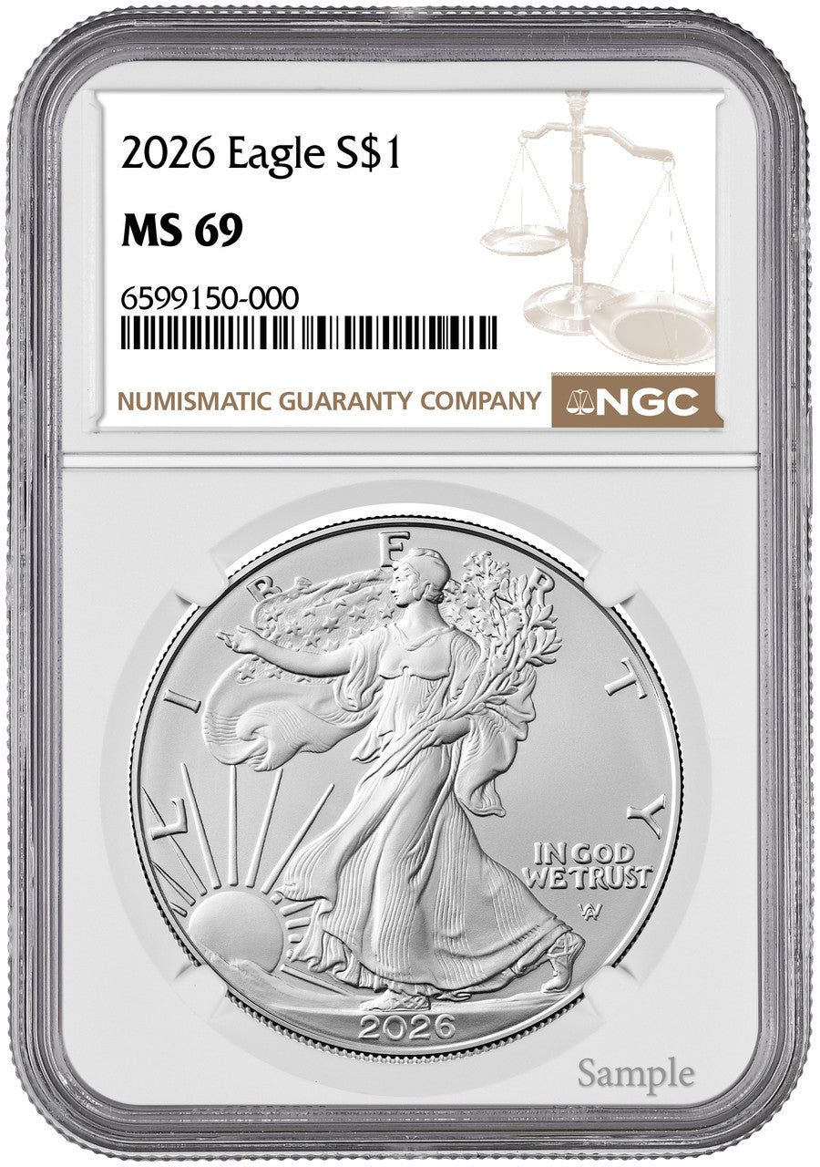 2026 American Silver Eagle NGC MS69 | LCR Coin