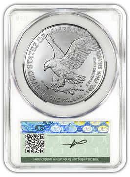 2026 American Silver Eagle First Day Delivery CAC MS70 Founders Label