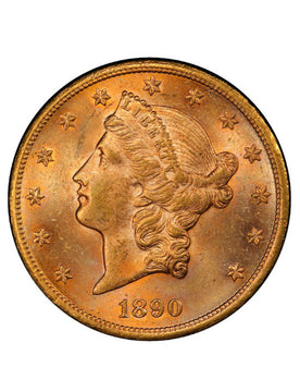 Random Date 1850-1907 Liberty $20 Gold Double Eagle AU