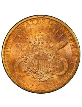 Random Date 1850-1907 Liberty $20 Gold Double Eagle AU