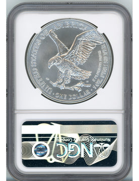 2021 American Silver Eagle Type 2 At Dusk & Dawn 35th Anniversary 214th NGC MS69