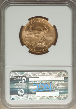 2010 $25 Half-Ounce Gold Eagle NGC MS70