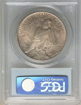 1921 S$1 Peace Dollar PCGS MS63