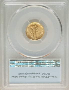 2016-W 10C Mercury Dime Gold 100th Anniversary First Strike SP PCGS MS70