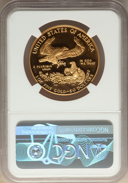 1987-W $50 One-Ounce Gold Eagle NGC PF70