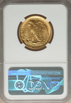 2016-W 50C 24K Gold Half-Ounce SP NGC MS70