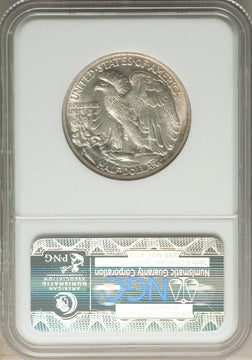1938-D 50C Walking Liberty Half Dollar NGC MS62