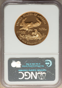 1987-W $50 One-Ounce Gold Eagle NGC PF70