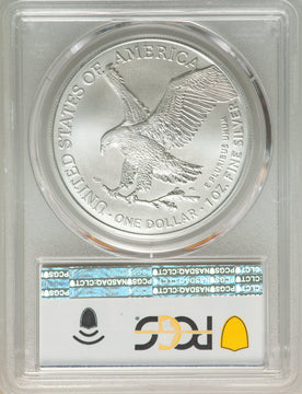 2022-(W) S$ Silver Eagle Struck at West Point FS PCGS MS70