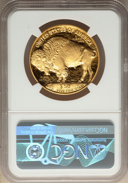 2006-W $50 One-Ounce Gold Buffalo .9999 Fine Gold NGC PF70