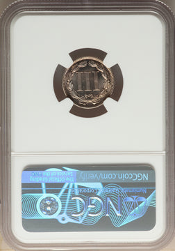 1883 3CN Proof Three Cent Nickel NGC PR67