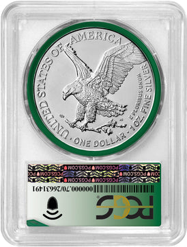 2024 American Silver Eagle FDI Gasket Label PCGS MS70