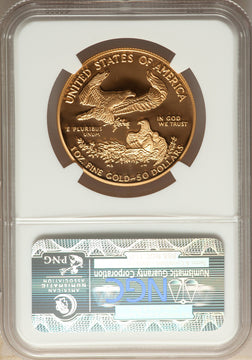 1997-W $50 One-Ounce Gold Eagle NGC MS70