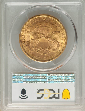 1877-S $20 Liberty Double Eagle PCGS MS61