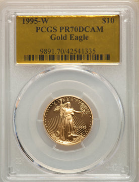 1995-W $10 Quarter-Ounce Gold Eagle PCGS PR70