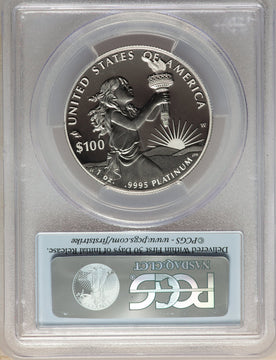 2014-W $100 One-Ounce Platinum Eagle First Strike PCGS PR70