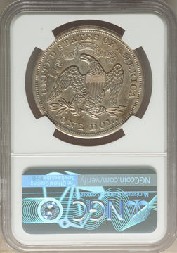 1872-S S$1 Seated Dollar NGC AU53