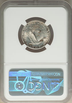1917 Type One FH Standing Liberty Quarter NGC MS63
