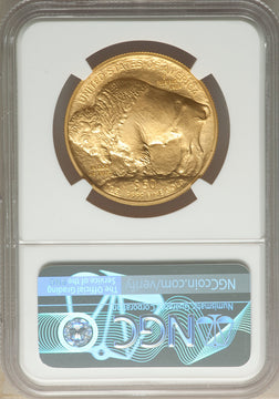 2008-W $50 One-Ounce Gold Buffalo First Strike SP NGC MS70