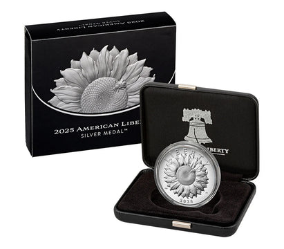 2025-P American Liberty Series Silver Medal w/Box & COA