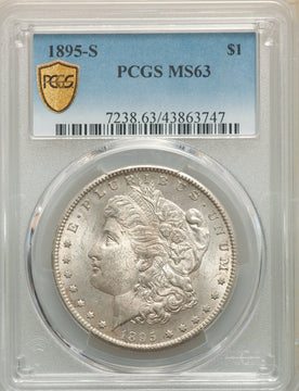 1895-S S$1 Morgan Dollar PCGS MS63