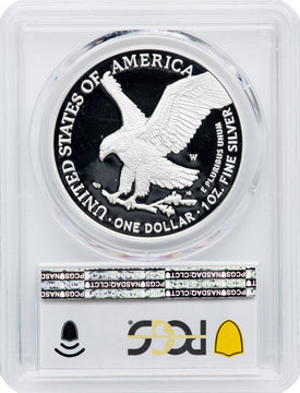 2022-W S$1 Silver Eagle PRDC PCGS PR70