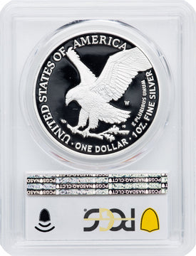 2022-W S$1 Silver Eagle PRDC PCGS PR70